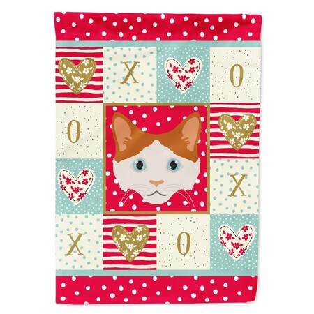 Carolines Treasures 28 x 0.01 x 40 in. La Perm Cat Flag Canvas House Size CK5127CHF